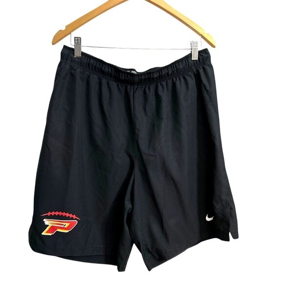 Nike Dri-Fit Black Athletic Shorts XL With Logo - Picture 1 of 6